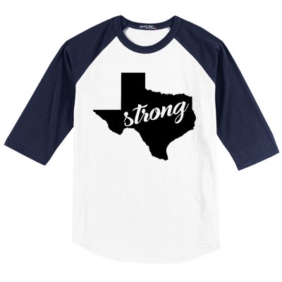 Texas Strong State Logo Baseball Sleeve Shirt