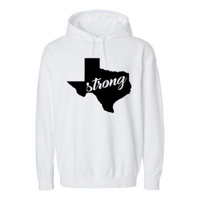 Texas Strong State Logo Garment-Dyed Fleece Hoodie