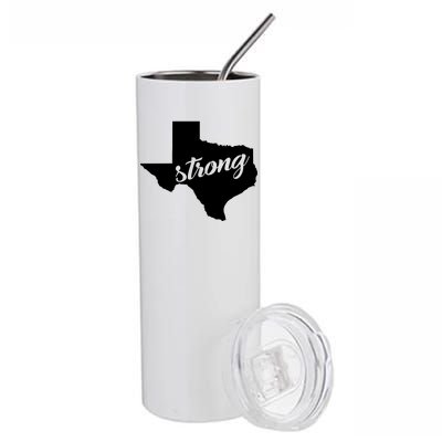 Texas Strong State Logo Stainless Steel Tumbler