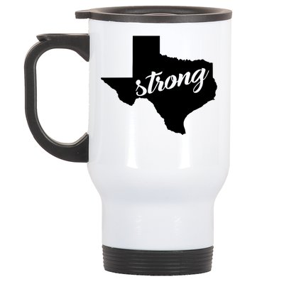 Texas Strong State Logo Stainless Steel Travel Mug