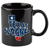 Texas Strong State Map 11oz C Handle Ceramic Mug