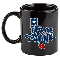 Texas Strong State Map 11oz C Handle Ceramic Mug
