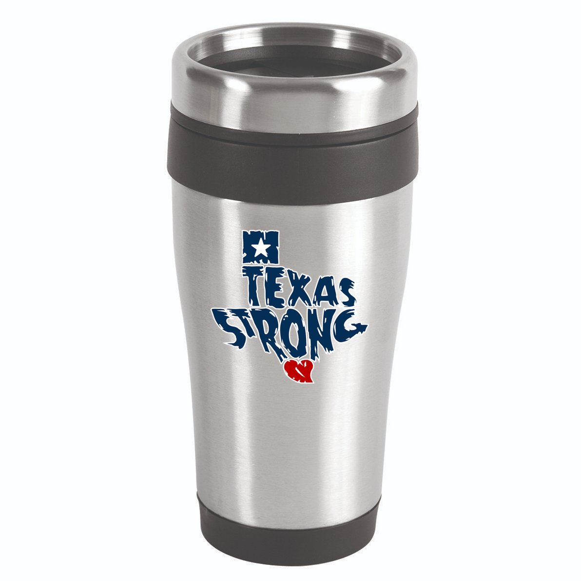 Texas Strong State Map 16oz Travel Tumbler