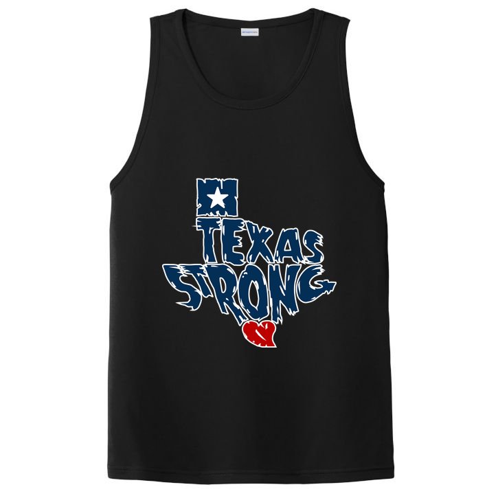 Texas Strong State Map PosiCharge Competitor Tank