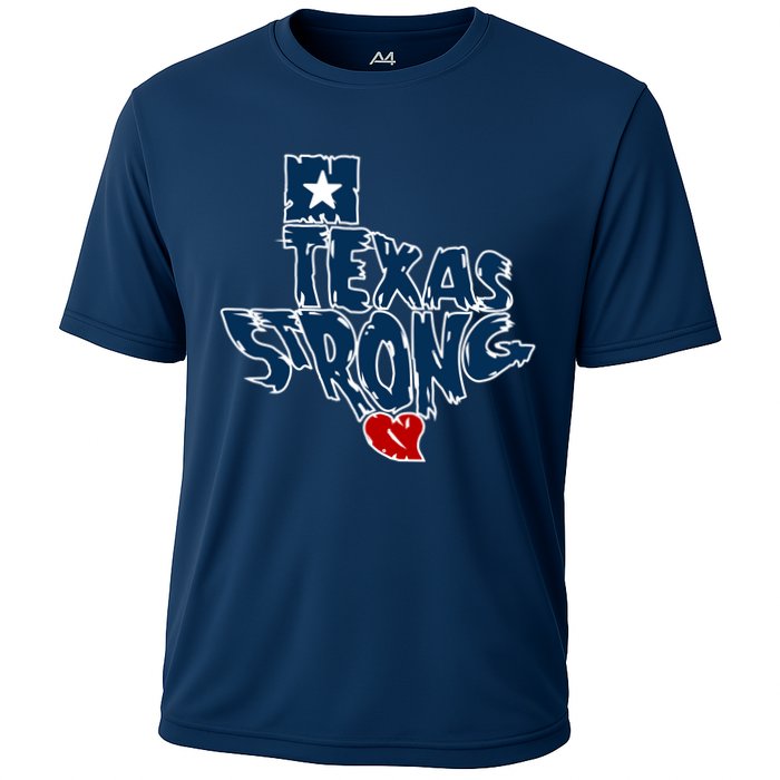 Texas Strong State Map Performance Shirt