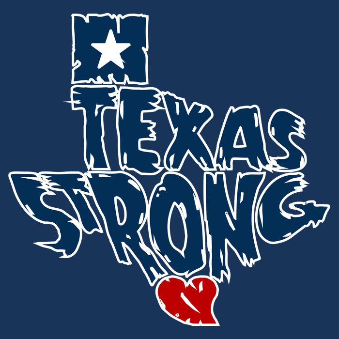 Texas Strong State Map Performance Shirt