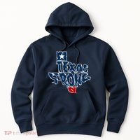 Texas Strong State Map Hoodie