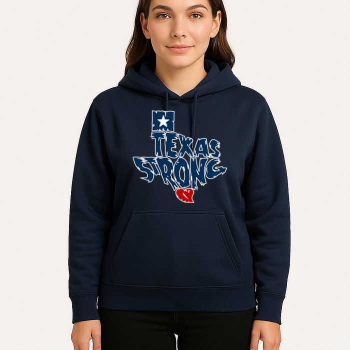 Texas Strong State Map Hoodie