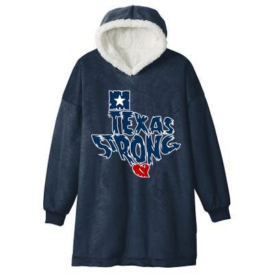 Texas Strong State Map Hooded Wearable Blanket