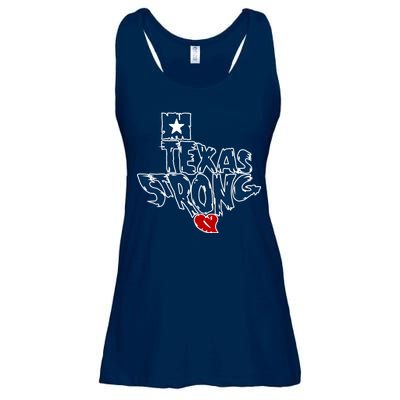 Texas Strong State Map Ladies Essential Flowy Tank