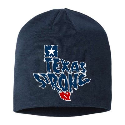 Texas Strong State Map Sustainable Beanie