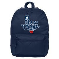 Texas Strong State Map 16 in Basic Backpack