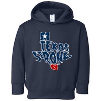Texas Strong State Map Toddler Hoodie
