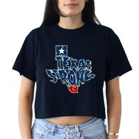 Texas Strong State Map Crop Top