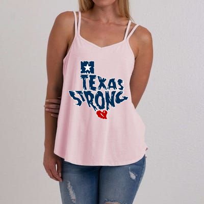 Texas Strong State Map Women's Strappy Tank