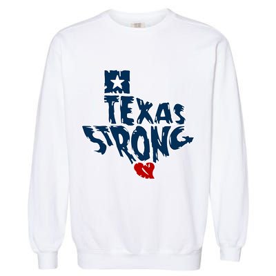 Texas Strong State Map Garment-Dyed Sweatshirt