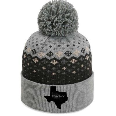 Texas Teacher The Baniff Cuffed Pom Beanie