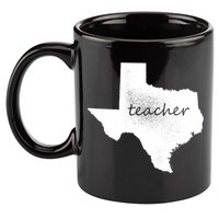 Texas Teacher 11oz C Handle Ceramic Mug