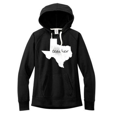 Texas Teacher Women's Fleece Hoodie