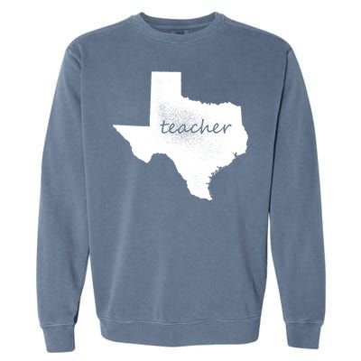 Texas Teacher Garment-Dyed Sweatshirt