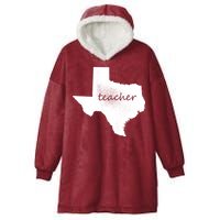 Texas Teacher Hooded Wearable Blanket