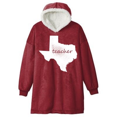 Texas Teacher Hooded Wearable Blanket