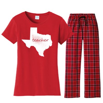 Texas Teacher Women's Flannel Pajama Set