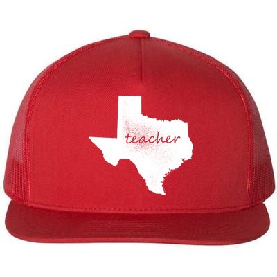 Texas Teacher Flat Bill Trucker Hat