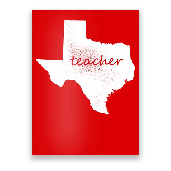 Texas Teacher Poster