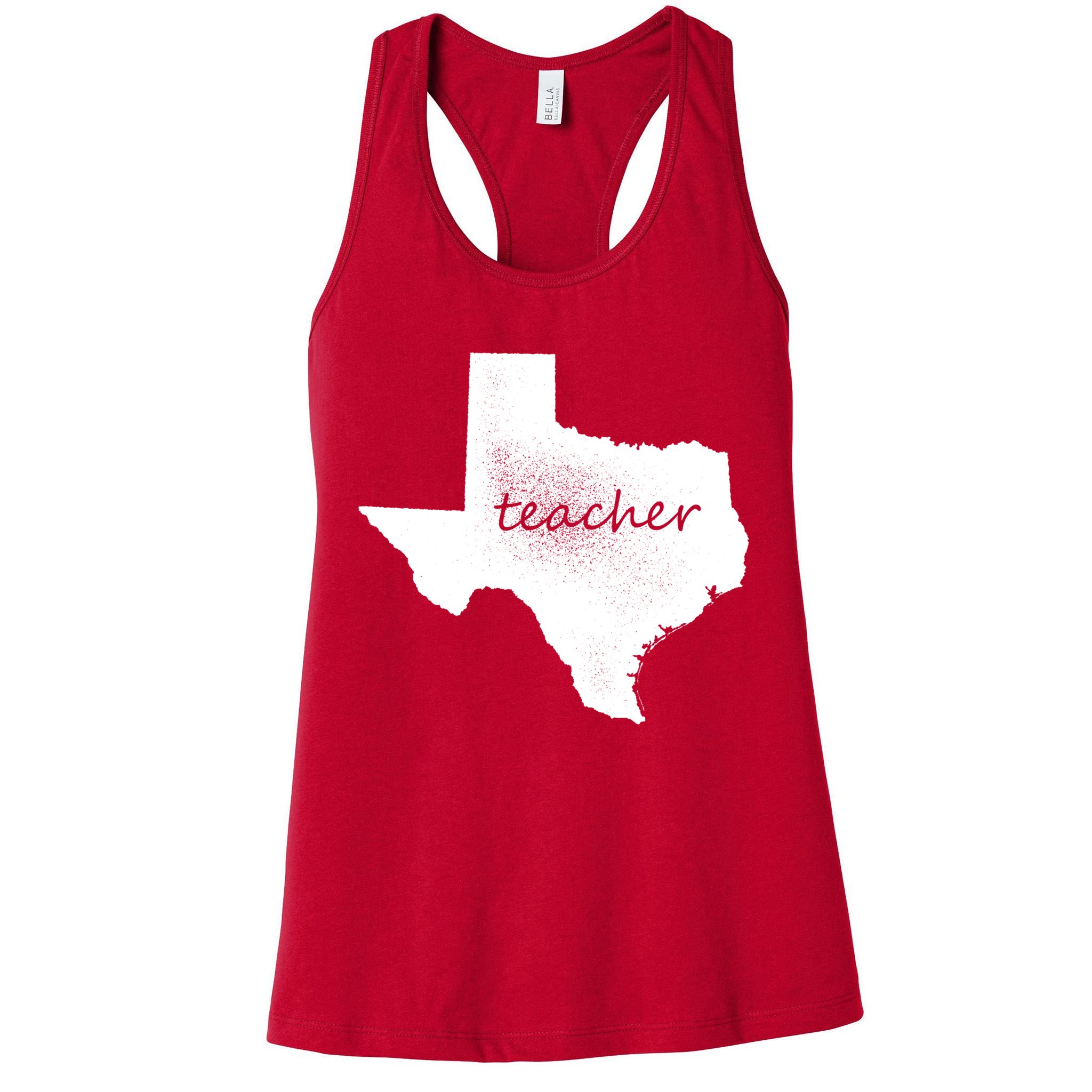 Texas Teacher Womens Tank Top