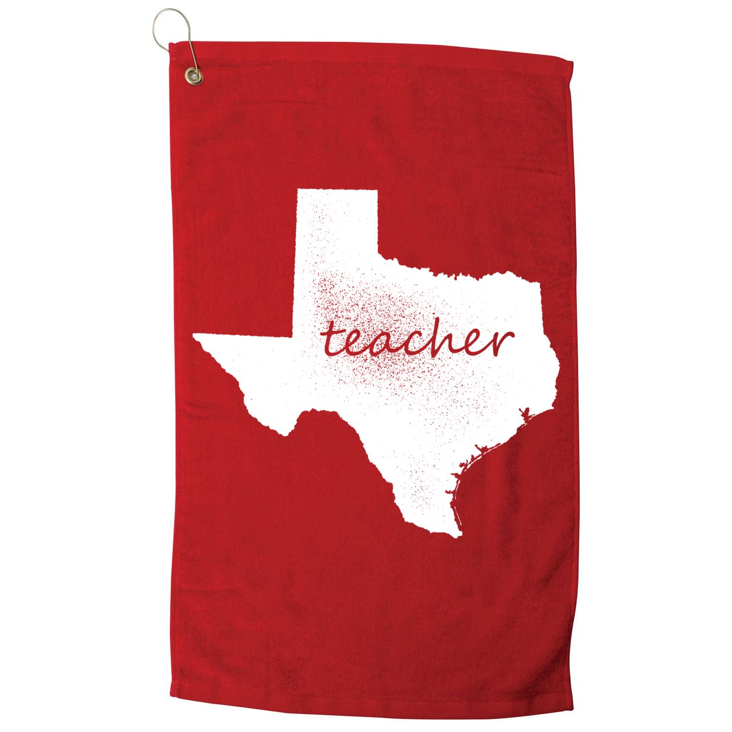 Texas Teacher Golf Towel