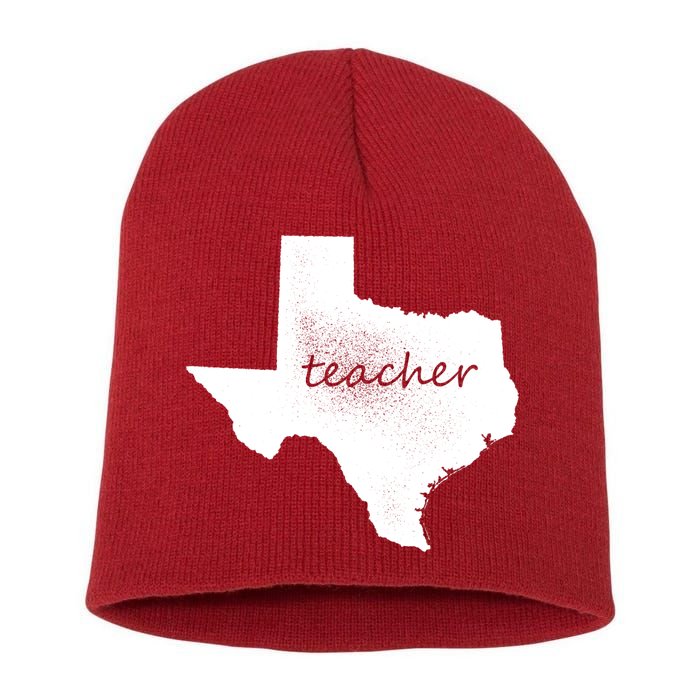 Texas Teacher Short Acrylic Beanie