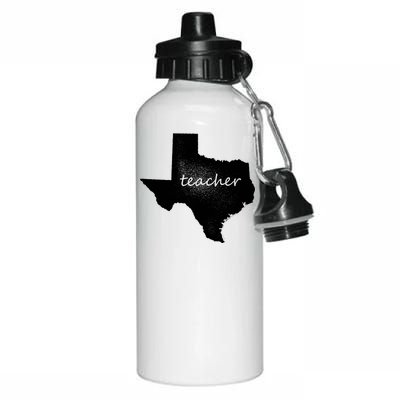 Texas Teacher Aluminum Water Bottle