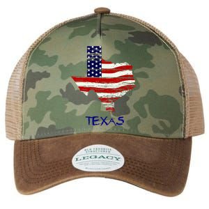 Texas USA Flag Legacy Tie Dye Trucker Hat