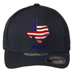 Texas USA Flag Flexfit Unipanel Trucker Cap