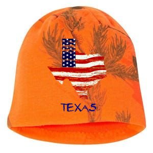 Texas USA Flag Kati - Camo Knit Beanie