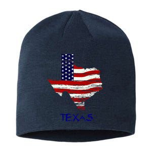 Texas USA Flag Sustainable Beanie