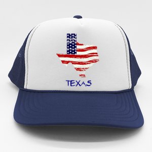 Texas USA Flag Trucker Hat