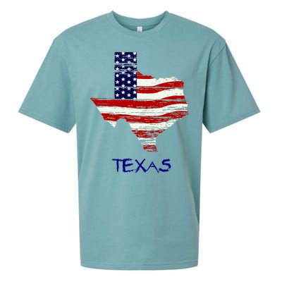 Texas USA Flag Sueded Cloud Jersey T-Shirt