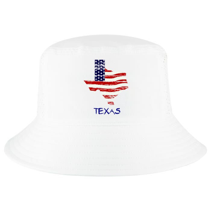 Texas USA Flag Cool Comfort Performance Bucket Hat