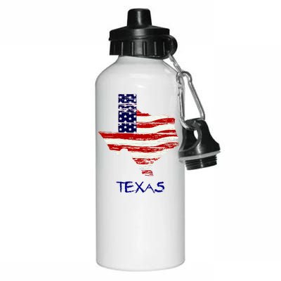 Texas USA Flag Aluminum Water Bottle