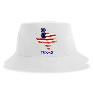 Texas USA Flag Sustainable Bucket Hat