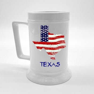 Texas USA Flag Beer Stein