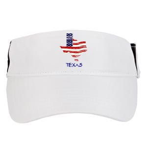 Texas USA Flag Adult Drive Performance Visor