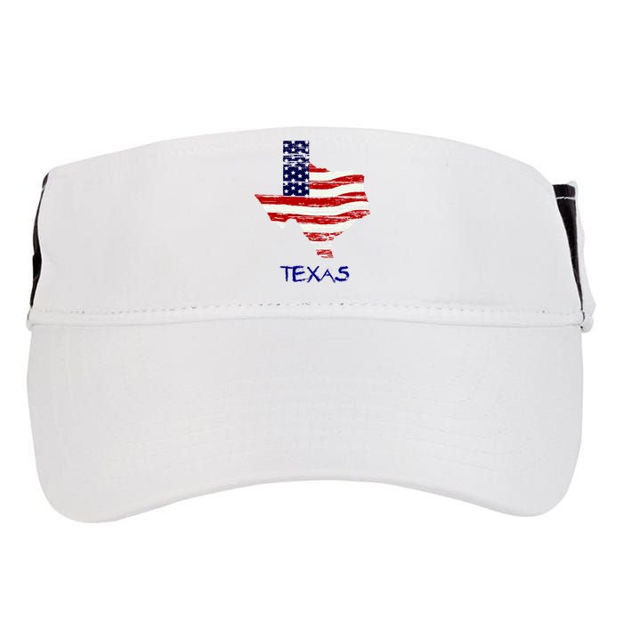 Texas USA Flag Adult Drive Performance Visor