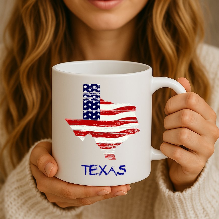 Texas USA Flag Mug