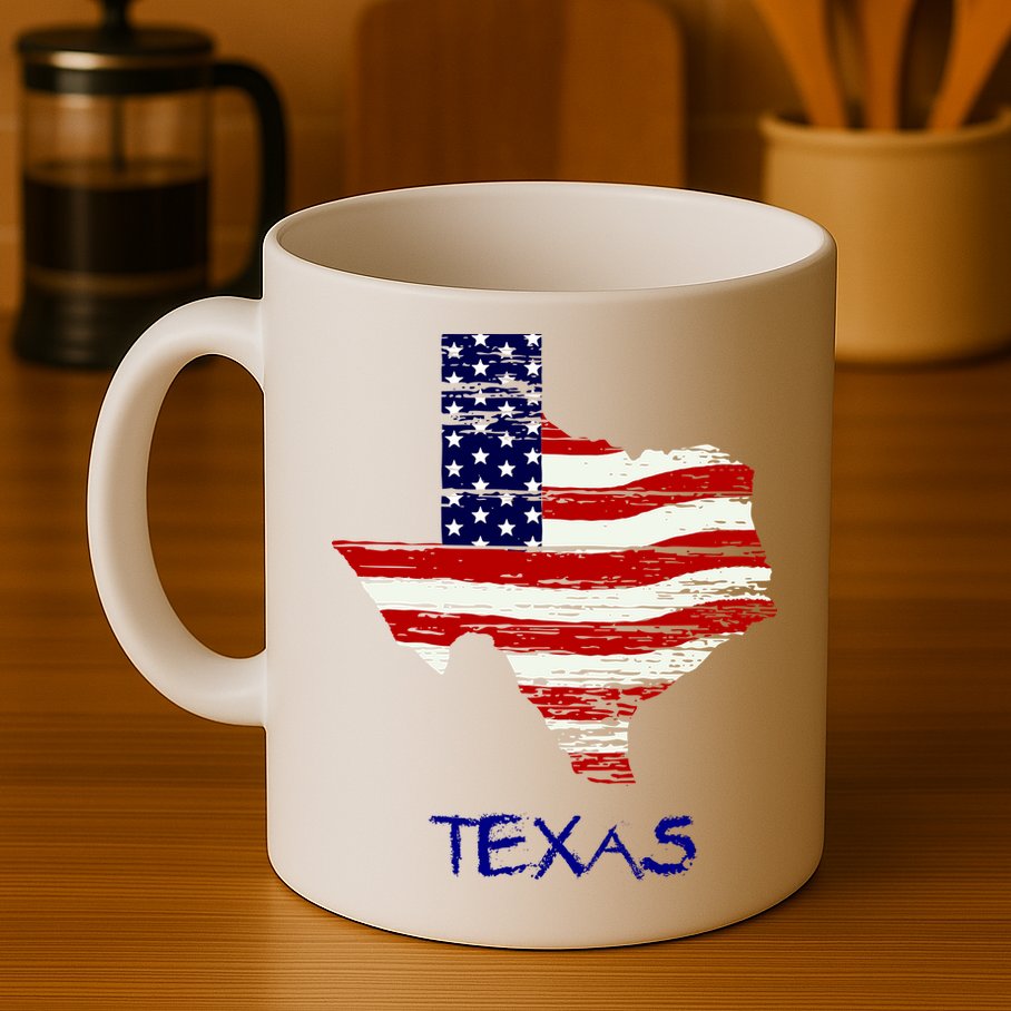 Texas USA Flag Mug