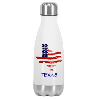 Texas USA Flag Stainless Steel Insulated Water Bottle