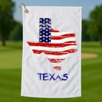 Texas USA Flag Golf Towel