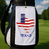 Texas USA Flag Golf Towel
